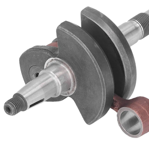 Crankshaft Assembly Built From Alloy Steel With Non Paint Coating For A Smooth Surface Heavy Duty Power Transmission And Reciprocating Motion Drop In For Stihl 026 And MS260 Chainsaws Replacement For Part 1121 030 0405 close-up view