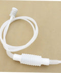 Blocking Filter Tube Siphon Front Screen For Oil Water And Liquid Transfer For Aquariums, Lawn Equipment, And Emergency Gas Extraction, Easy Siphon Pump With Anti Blockage Design For Safe, Mess Free Manual Transfer, white plastic tube