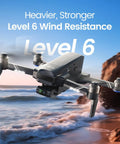 Super Cool Three Axis Gimbal Drone With Camera For Adults Captures Professional Eight K Photos With Level Six Wind Resistance
