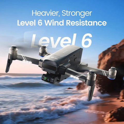 Super Cool Three Axis Gimbal Drone With Camera For Adults Captures Professional Eight K Photos With Level Six Wind Resistance