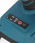 Heavy Duty Cordless Electric Shears With 18V Battery And 360 Degree Rotating Head For Snipping Metal Sheet Fast control panel close-up.