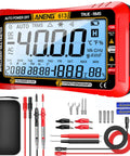 Auto Ranging Digital Multimeter With Large LCD Display And 4000 Count Voltage Tester TRMS Volt Meter with accessories kit