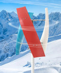 400W 12V Wind Turbine Kit With 3 Blades Vertical Helix Design for off-grid in snowy mountains, durable and easy setup