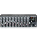 Front view of Premium 12 Input Rack Mount Mixer with XENYX Mic Preamps and British Style EQs Plus Studio Quality Multi FX Processor