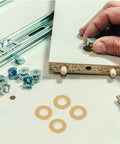 Check out this awesome kit of 50 premium M12x24x2mm flat copper gaskets perfect for sealing heavy-duty fastening tasks and solid electrical connections while handling tough environments with total ease. brass washers for furniture assembly