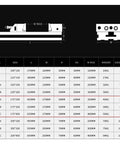 Dang Tough 7 Inch Bench Vise For Heavy Duty CNC Milling And Shop Projects With Knockout Clamping Power and Precision Flat Jaws specifications chart.
