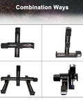 Various configurations of 10 Inch Stroke Mini Linear Rail Stage Actuator for DIY CNC with NEMA11 stepper motor.