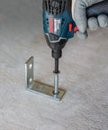 Installation of THDB25234CS Titen HD 1/4 Inch By 2-3/4 Inch Zinc Plated Countersunk Head Heavy Duty Screw Anchor in concrete