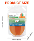Two Pounds of Heavy Duty Silica Gel Desiccant Balls With Serious Moisture Soaking Capacity For Electronics And 3D Filament box dimensions and grain size