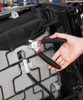 Angled Hog Ring Pliers Kit With 360 Pcs Hog Rings In 3/4 1/2 And 3/8 Inch Galvanized Steel Spring Loaded A3 for automotive upholstery repair.