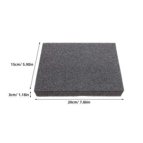 Pearl Cotton Foam Sheets 2 Pack Ultra Tear Resistant Soft Cushioned Pads For Pro Packing, dimensions shown in centimeters and inches
