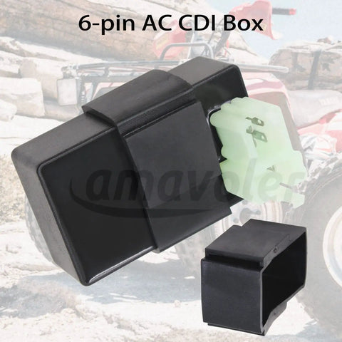 6 Pin AC CDI Box For CG 125cc 150cc 200cc 250cc Vertical Engine ATVs Dirt Bikes And Go Karts Direct Fit For Baja Motorsports