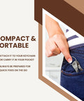 Hella Handy Pocket Screwdriver Set Pack Of Two Keychain Multitool Everyday Gear Portable Repair Kit for easy access in a pocket.