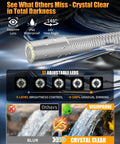 100ft Drain Camera Kit With Four Point Three Inch Screen And 23mm 1080P Probe, 8500mAh Battery, 32GB Recording, IP68 Waterproof Endoscope For Pros And Industrial Pipe Inspections, Night Vision, 12 LED Lights, probe close-up