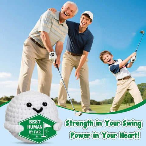 Crochet Golf Ball Accessories Gift Set For Men Funny Golf Themed Gift For Him Fathers Day Birthday Or Graduation Ideal Gift