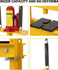 Beefy 6 Ton Hydraulic Shop Press With H Frame Adjustable Working Table Height Press Plates Included Benchtop Heavy Duty Press