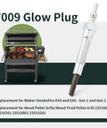Glow Plug Replacement Kit For Weber SmokeFire EX4 EX6 EPX6 Wood Pellet Grills Smokers Igniters Parts 7009 Silver 2 Pack