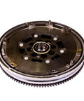 Factory Spec Dual Mass Clutch Flywheel Replacement Fits 2003 Through 2008 Hyundai Tiburon 2 Point 7 Liter V6 Engine view from above, showing details.