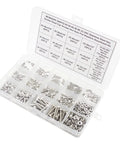 Open box displaying 540-Piece Stainless Steel Socket Head Cap Screws, Hex Nuts, And Flat Washers All-In-One Assortment Kit For 2-56, 4-40, And 6-32 UNC Threads