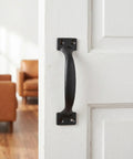 12 Pack 4 Inch Curved Door Pull Handles For Outdoor Warehouse Garage Shed Closet And Cabinet Smooth Burr Free Metal Pull Hardware