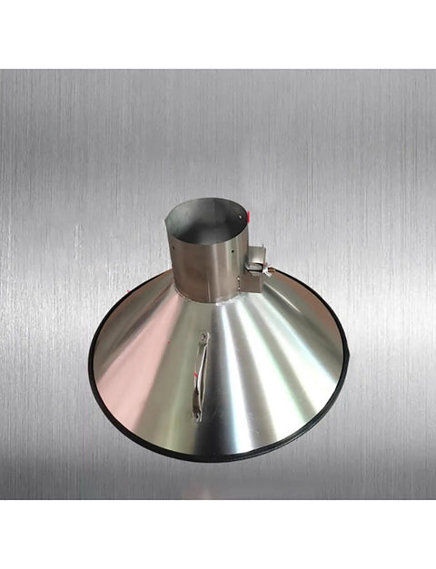 Heavy Duty Stainless Steel Fume Hood For Welding Smoke And Dust Extraction, 200 Millimeter Commercial Workshop Ventilation Rig