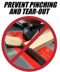 Phenolic Zero Clearance Insert For Table Saws For Pros Prevents Pinching and Tear-Out, Compatible With Delta and Grizzly