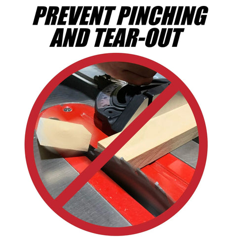 Phenolic Zero Clearance Insert For Table Saws For Pros Prevents Pinching and Tear-Out, Compatible With Delta and Grizzly