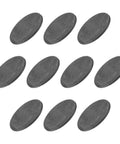 Round Graphite Block Disk Ingot For Melting And Electrolysis High Purity Graphite Electrode Plate Sheet 23x1.2mm Pack Of 10