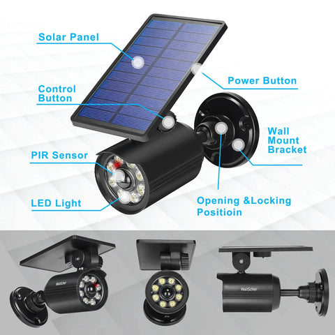 Heavy Duty Solar Flood Lights With Motion Sensor And IP67 Weather Resistant Build 360 Swivel Mount For Backyard And Driveway Plug And Play No Fuss Setup Super Bright Night Defense One Pack