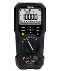 Front view of DM93-2 True RMS Industrial Digital Multimeter with 5 digit 40000 count dual display and LED backlight.