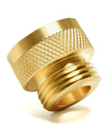 Vacuum Breaker Adapter With 1.125 Inch Internal Threads Brass Anti Siphon Valve Connector Built Tough For Garden Hose