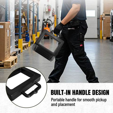 Heavy Duty Rubber Pallet Jack Chocks 2 Pack Solid Anti Roll Wheel Stops That Keep Your Rig Locked Down Tight While Running Loads Around The Warehouse Without Any Funny Business