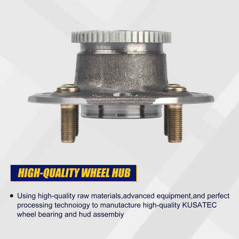Rear Wheel Bearing And Hub Assembly 512178 for 1998 1999 2000 2001 2002 Honda Accord 2.3L L4 with rear ABS disc brakes
