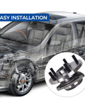 Pair Front Wheel Hub Bearing Assembly 513159 For Jeep Grand Cherokee 1999 2004 Front Passenger And Driver Side Replacement OE Like Quality Durable Bearings Smooth Ride Easy Install on a car schematic showing installation position.