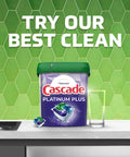 ActionPacs Dishwasher Pods With Fresh Scent Go To Grease Fighting Formula For Sparkling Dishes Ditch The Grease And Grime 62 Count Works With Energy Star Rated Dishwashers container with pod and glass