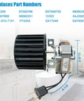 Upgraded Replacement Fan Blower Assembly For Bathroom Bulb Heaters That Fits Like A Pro In Your Bathroom And Works With 162E G J K L M