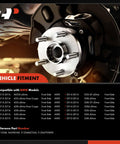 Bolt On Front Wheel Bearing And Hub Assembly For BMW All Wheel Drive Models 2013 To 2016 Including 228i xDrive 320i xDrive 328d