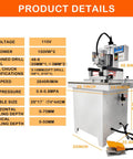 Heavy-Duty Pneumatic Hinge Boring And Drilling Machine For Woodworking Vertical And Horizontal Drill Press dimensions