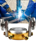 Pro Grade Adjustable Plasma Cutter Roller Guide Wheel With Brass Plating, Spacer For Clean, Accurate Cuts, Inner Diameter 20 To 27mm