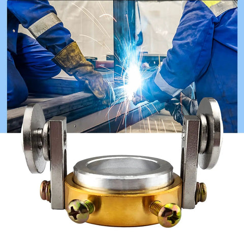 Pro Grade Adjustable Plasma Cutter Roller Guide Wheel With Brass Plating, Spacer For Clean, Accurate Cuts, Inner Diameter 20 To 27mm