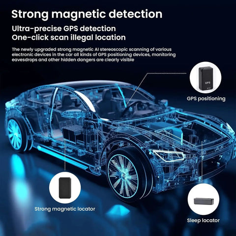Hidden Camera Detector For Hotels And Travel, 6 Level Sensitivity Wireless RF Sweep With Magnetic Field, car and GPS locator