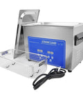Slick Portable Ultrasonic Cleaner For Rings Watches And Glasses No Sweat Deep Clean with stainless steel body and basket.