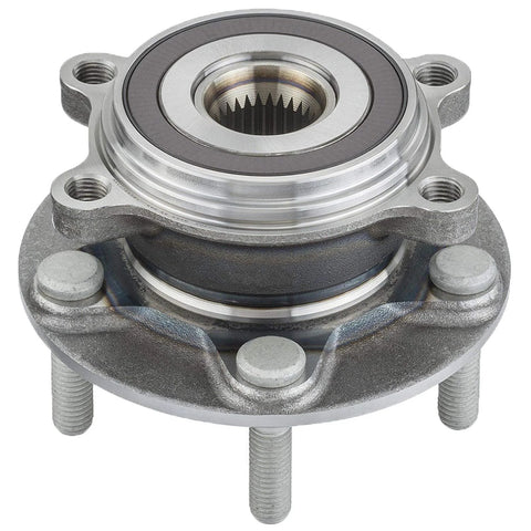 Front Wheel Bearing And Hub Assembly With ABS 5 Lug 2pc Set For Mazda 3 Sport And Mazda CX3 Low Runout Quiet Ride Fits AWD And FWD