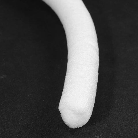 Close-up of White Foam Caulk Saver Rod For Concrete Gap Filling And Joint Expansion Heavy Duty Design, ideal for sealing gaps.