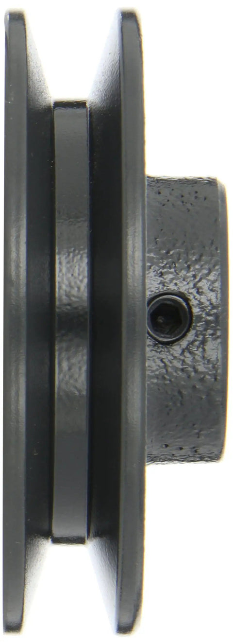 AK34X58 Finished Bore Sheave For 3L Belt Drive, Five Eighth Inch Bore, Cast Iron Single Groove Pulley, 3.45 Inch Outside Diameter, Durable Industrial Machinery Pulley Ready For 3L Belts