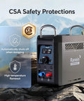 Go To Portable Propane Water Heater For Camping With On Demand Outdoor Hot Shower, Rechargeable 4000mAh Battery, product by Ranein