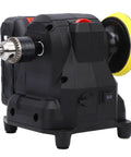 Rosvola Mini Bench Grinder Cordless With Flexible Shaft And Rechargeable Battery For Polishing Metal Wood Stone Vibration Reduction US Plug compact design side view.