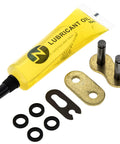 Lubricant oil tube with chain link parts for Drive Sprocket Chain Combo For Banshee 350 YFZ350 Front 14T Rear 41T 520V X Ring 104 Links