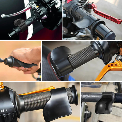 Three Pack Motorcycle Cruise Control Grips With Throttle Assist For Handlebar Wrist Hand Grips ABS Plastic Fit Electric Bikes Scooters Off Road Sport And Street Riding