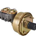 Slick 7 Inch Brake Booster Master Cylinder Combo With 1 Inch Bore Offers Universal Drop In Fitment, sturdy steel construction.